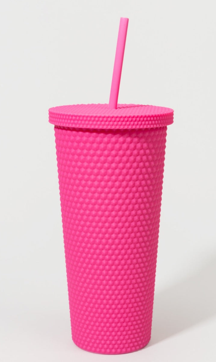 Hot Pink Studded Tumbler – Trixie Motel Gift Shop