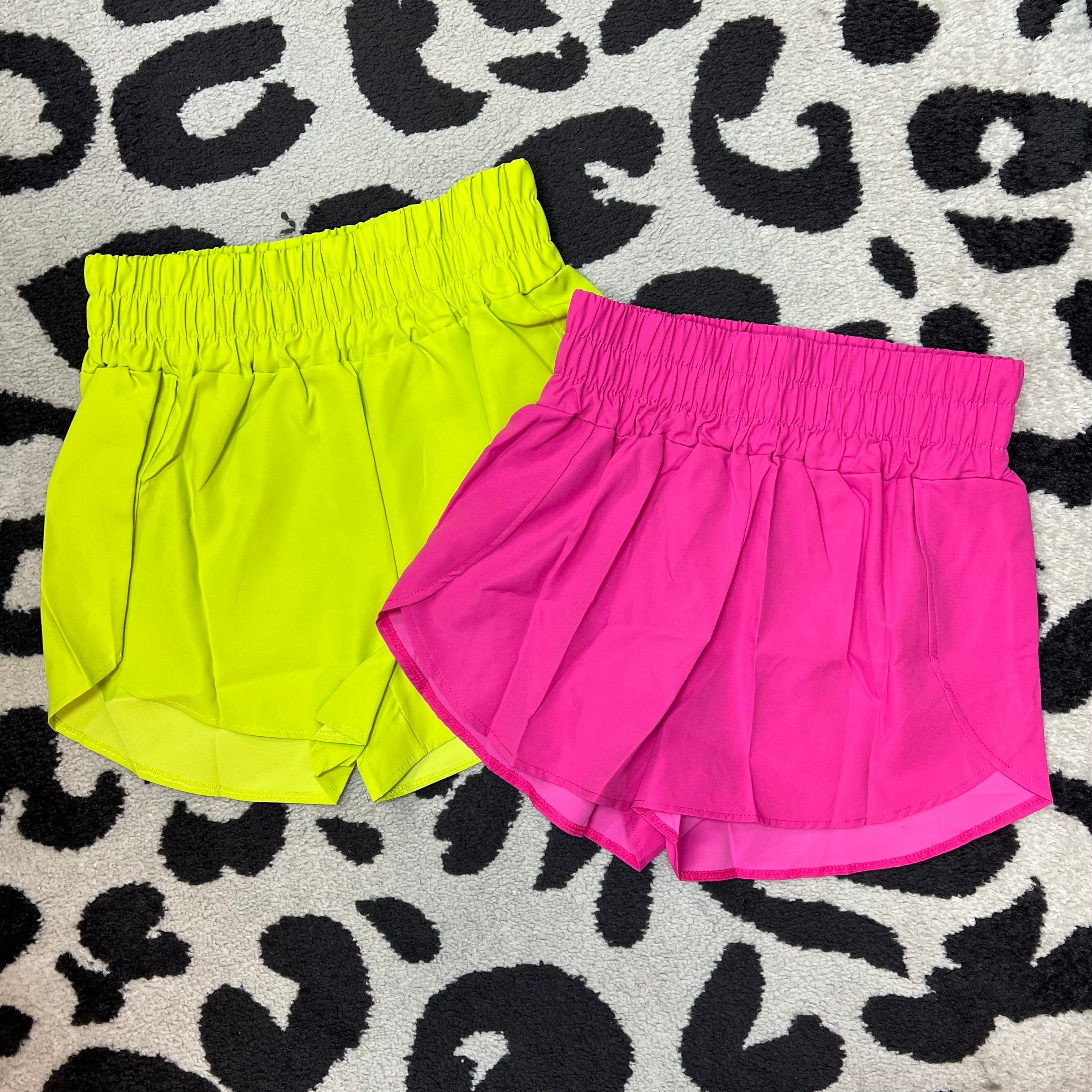 Neon Athletic Shorts