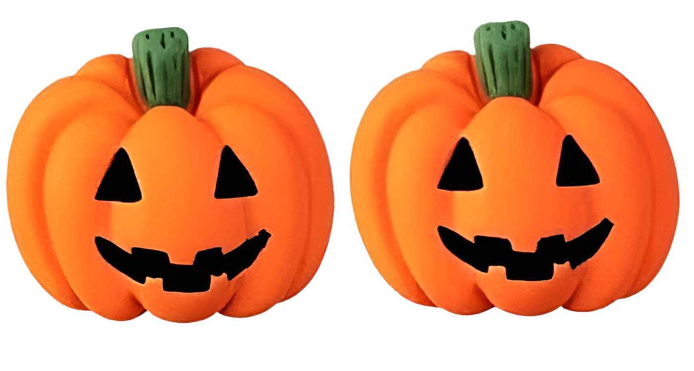 Jack-O-Lantern Studs