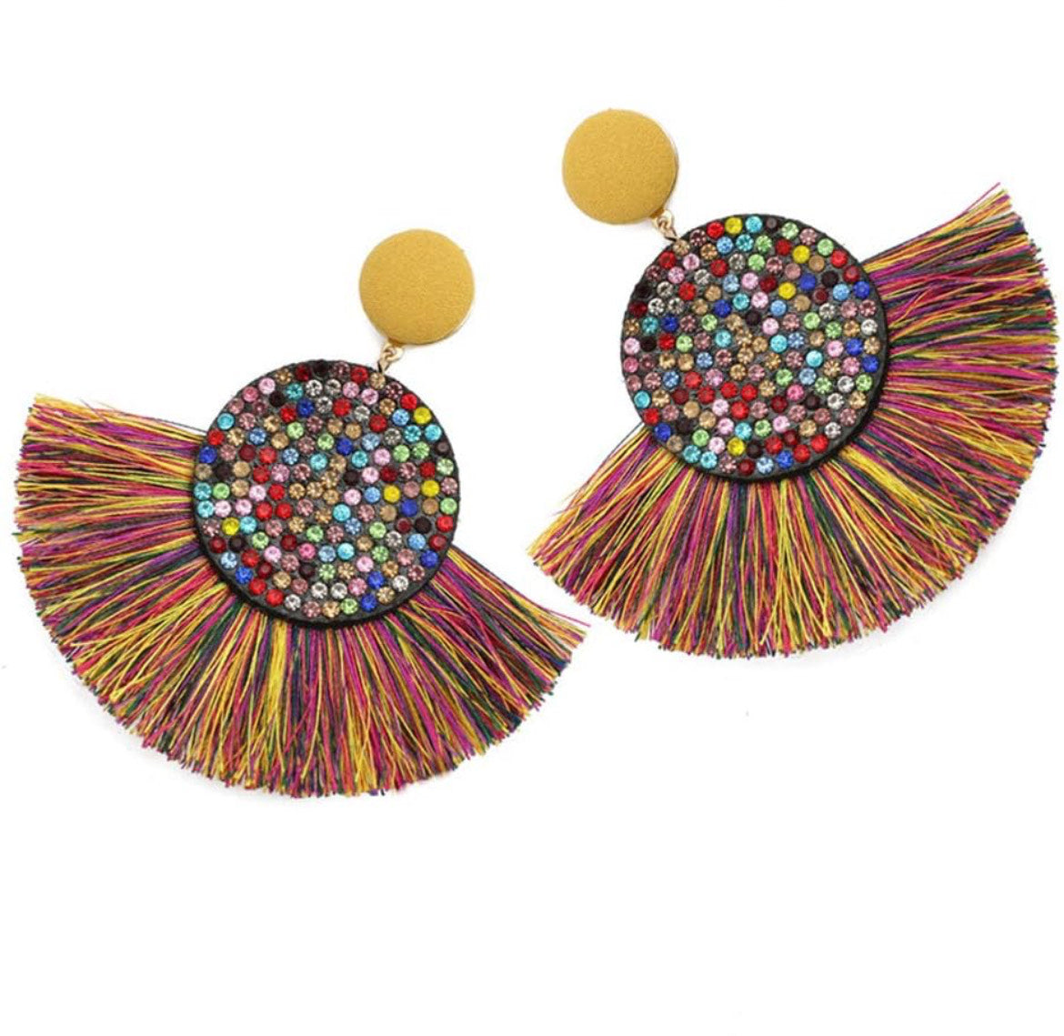 Rainbow Boho Earrings