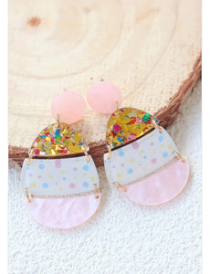 Confetti Egg Earrings