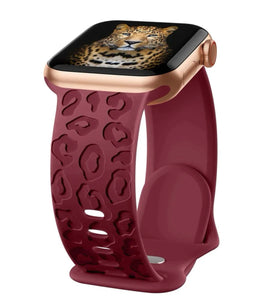 Leopard Engraved Watch Bands
