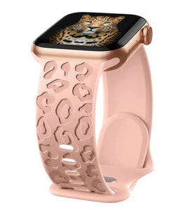 Leopard Engraved Watch Bands