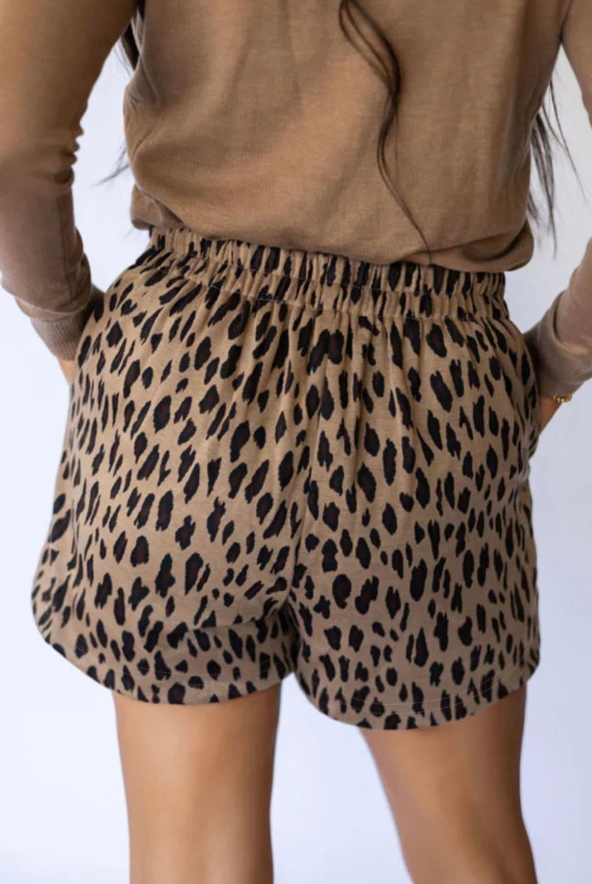 Cheetah Casual Shorts