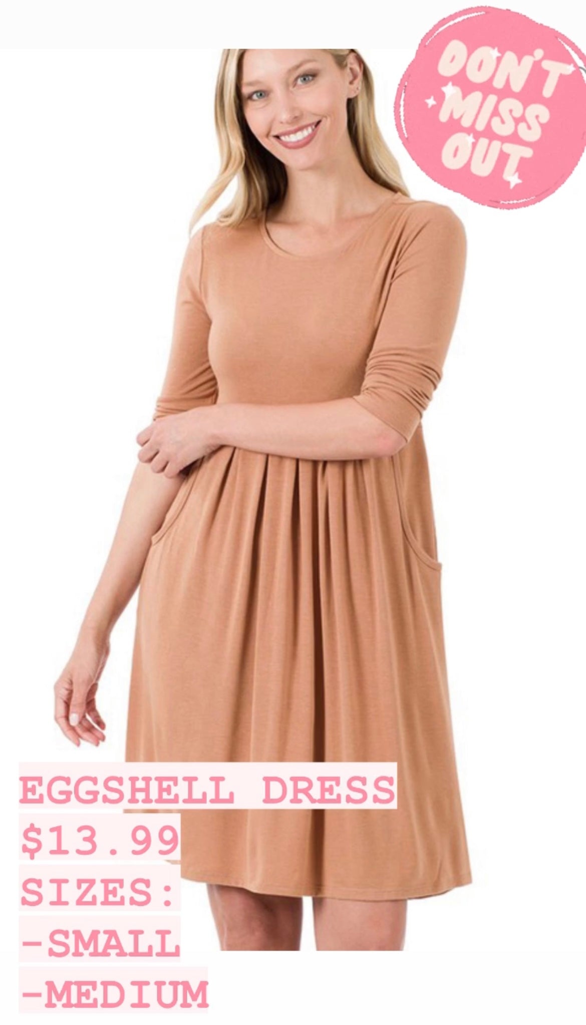 Eggshell Dress