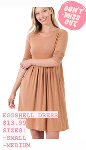 Eggshell Dress