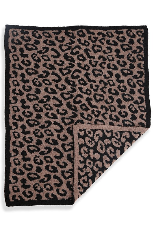 Kid's Leopard Print Blankets