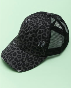 Leopard Mesh Caps