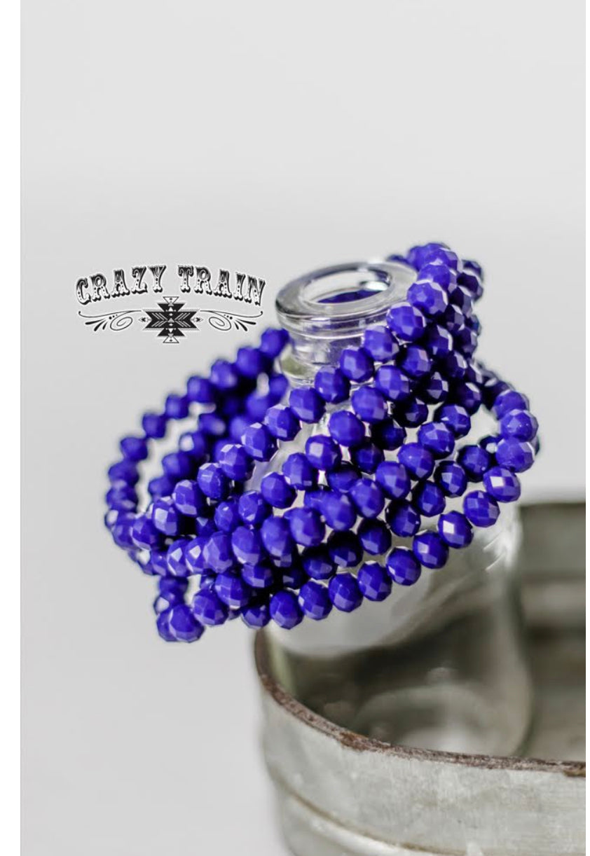 Cobalt blue bracelet