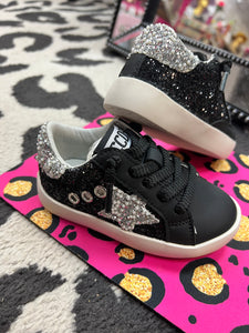 Sparkle Kids Black Shoes