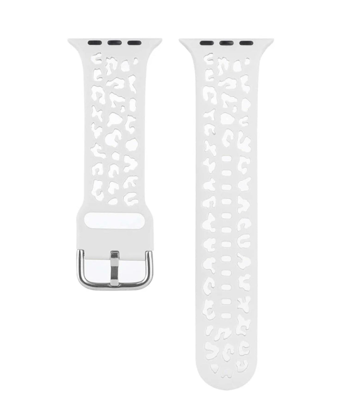 White Leopard Cut Out Watchband