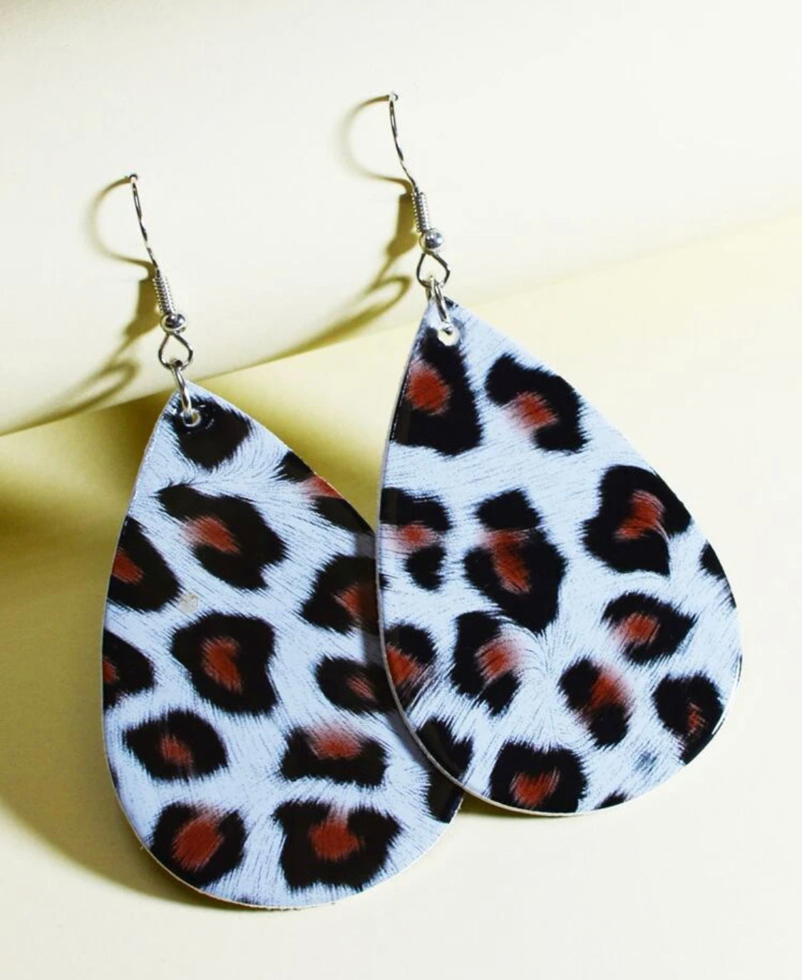 Leopard Print Water Earrings