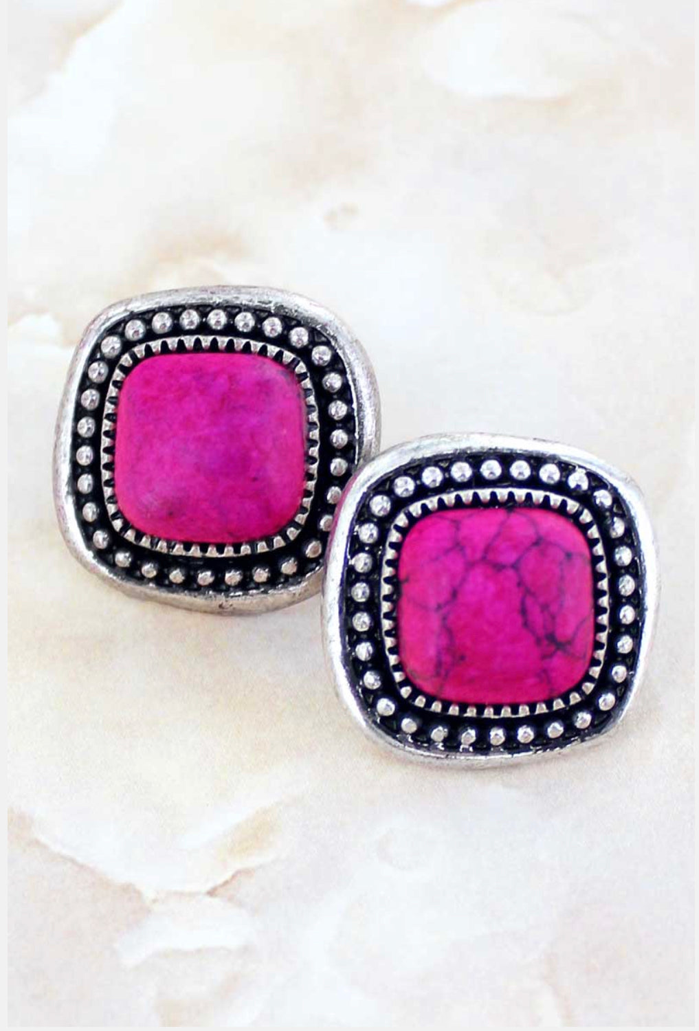 Pink Palma Earrings