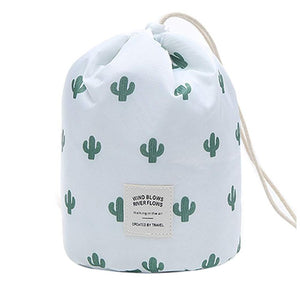 Portable Cosmetic Bag - Cactus